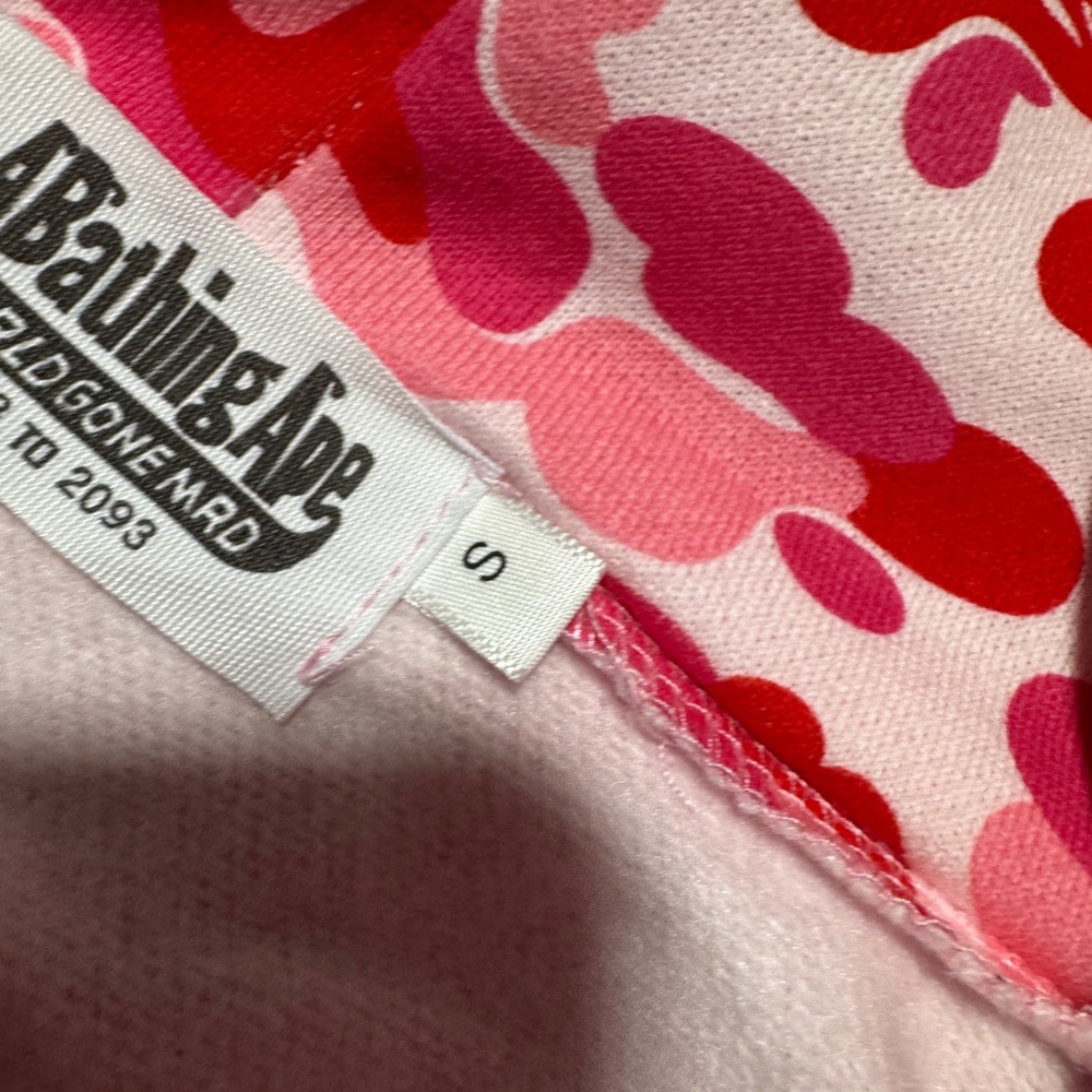 Bape Pink Camo Zip-Up Sweater - Picture 4 of 4